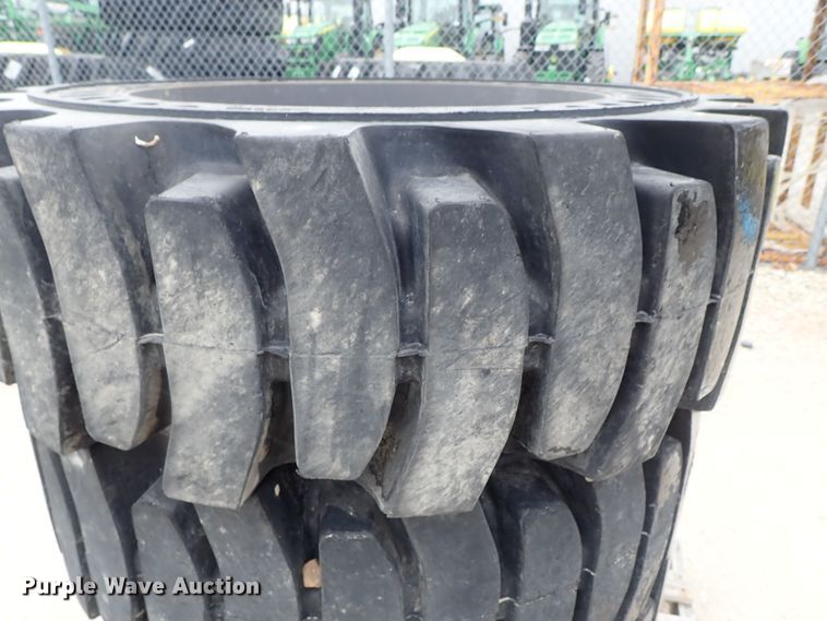 image for item FK9539 (3) 2016 John Deere 14x17.5 solid tires