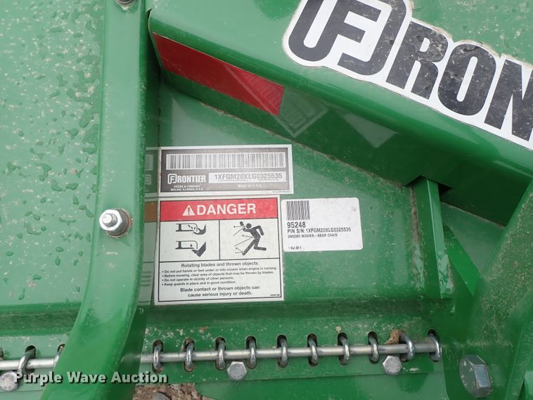 image for item FK9543 2016 Frontier GM2060R finish mower