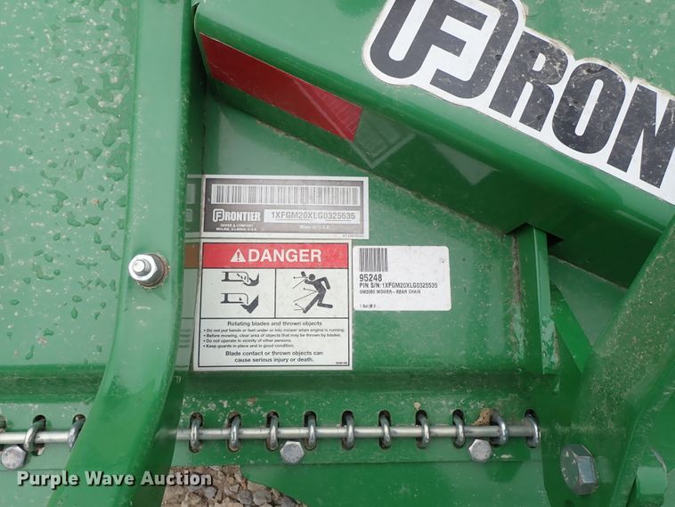 image for item FK9543 2016 Frontier GM2060R finish mower