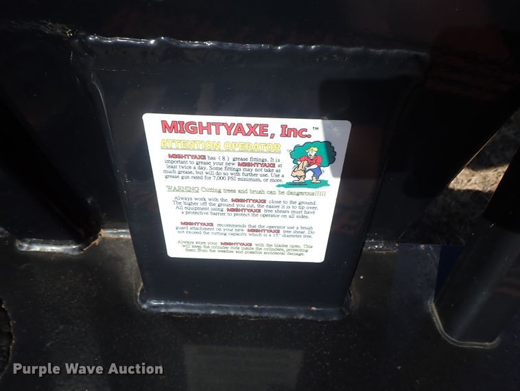 image for item FK9554 2016 Mighty Axe skid steer tree shear