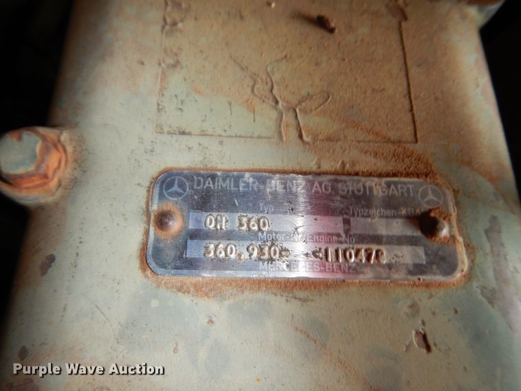 image for item FK9761 Mercedes-Benz OH360 six cylinder diesel engine