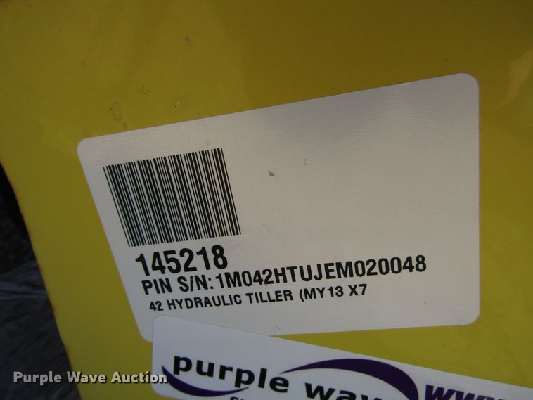 image for item FO9422 2014 John Deere 42HYD tiller