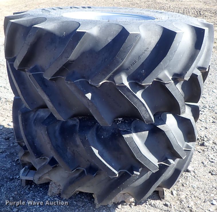 image for item FR9495 (2) Goodyear 620/75R26 tires and wheels
