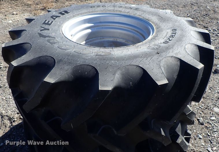 image for item FR9495 (2) Goodyear 620/75R26 tires and wheels