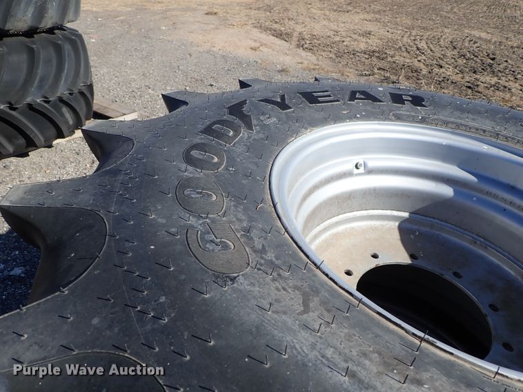 image for item FR9495 (2) Goodyear 620/75R26 tires and wheels