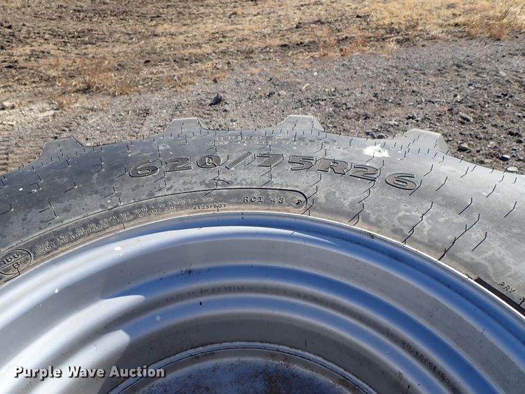 image for item FR9495 (2) Goodyear 620/75R26 tires and wheels
