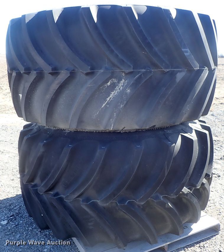 image for item FR9496 (2) Goodyear Optitrac 900/60R32 tires and wheels