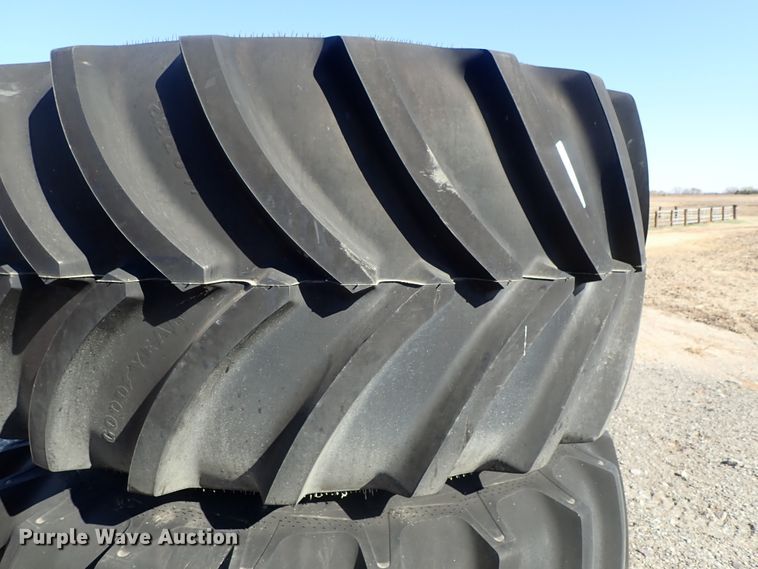 image for item FR9496 (2) Goodyear Optitrac 900/60R32 tires and wheels