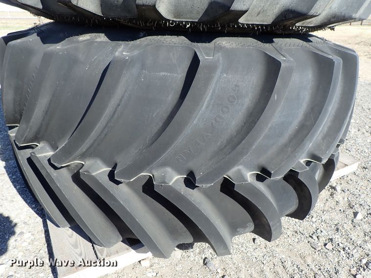 image for item FR9496 (2) Goodyear Optitrac 900/60R32 tires and wheels