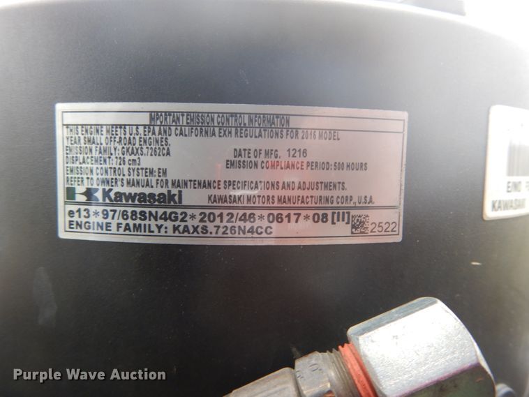 image for item GC9360 2017 John Deere WH61A ZTR lawn mower