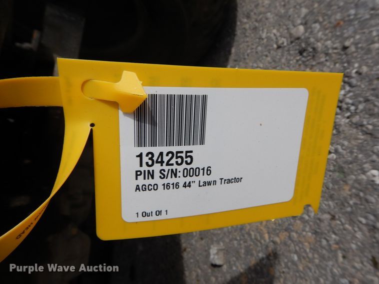 image for item GC9370 AGCO 1616 lawn mower