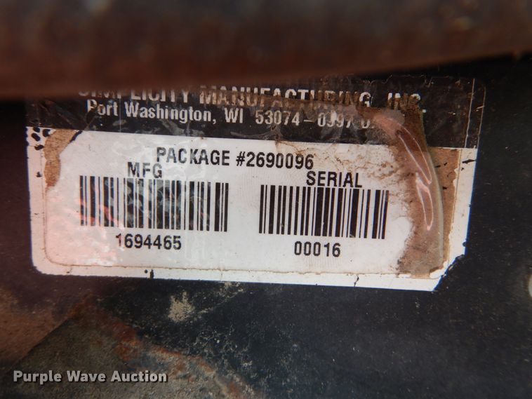 image for item GC9370 AGCO 1616 lawn mower