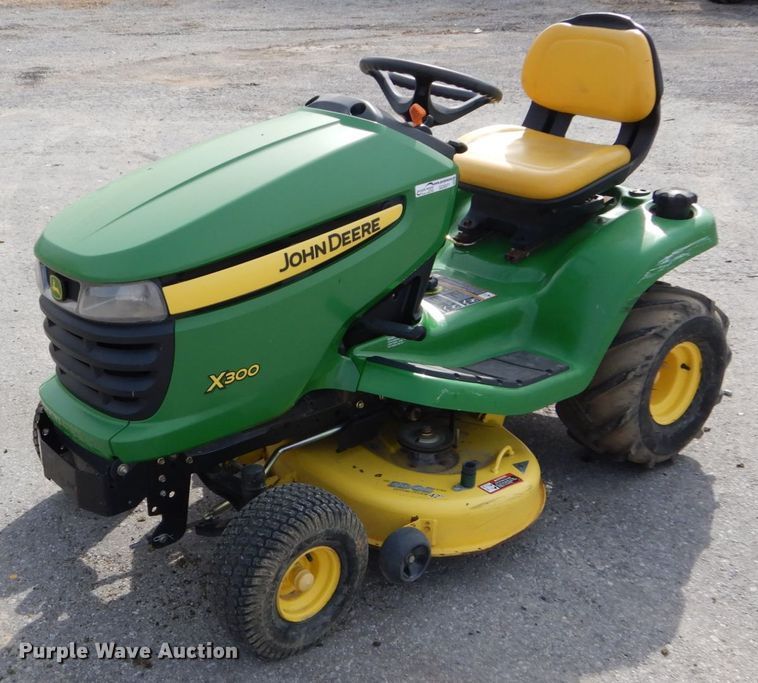 image for item GC9371 John Deere X300 lawn mower