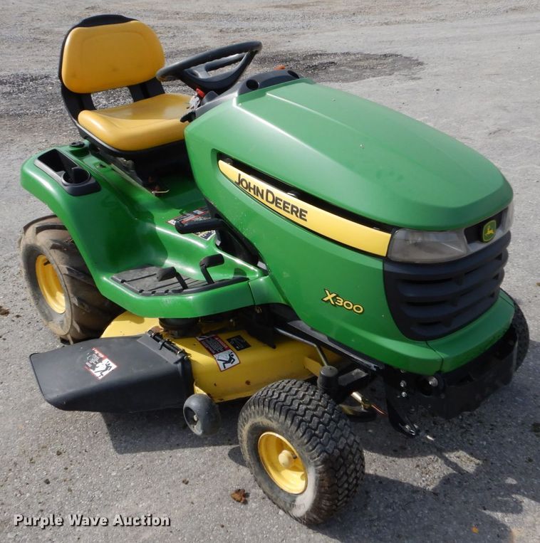 image for item GC9371 John Deere X300 lawn mower
