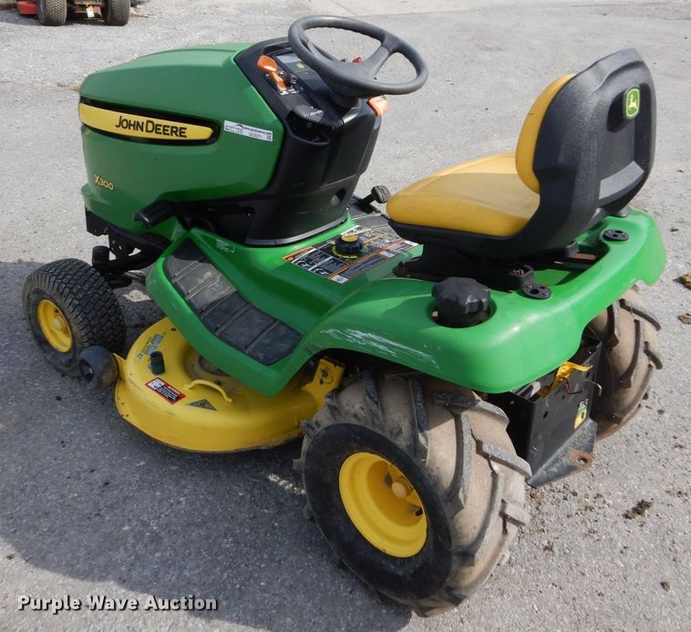 image for item GC9371 John Deere X300 lawn mower