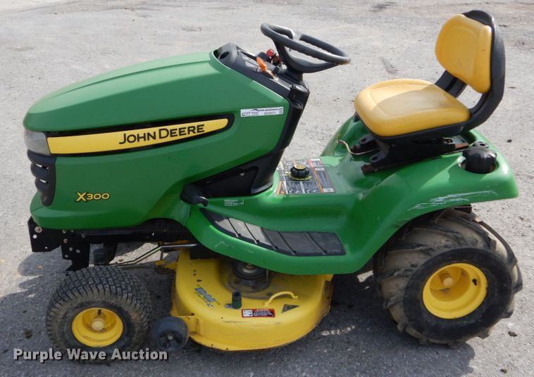 image for item GC9371 John Deere X300 lawn mower