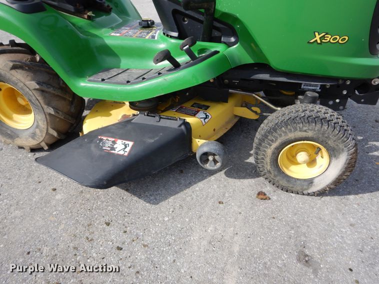 image for item GC9371 John Deere X300 lawn mower