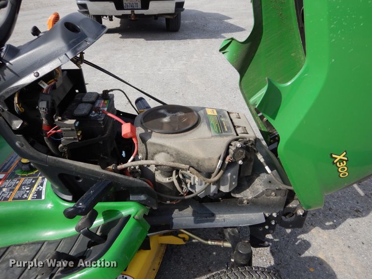 image for item GC9371 John Deere X300 lawn mower