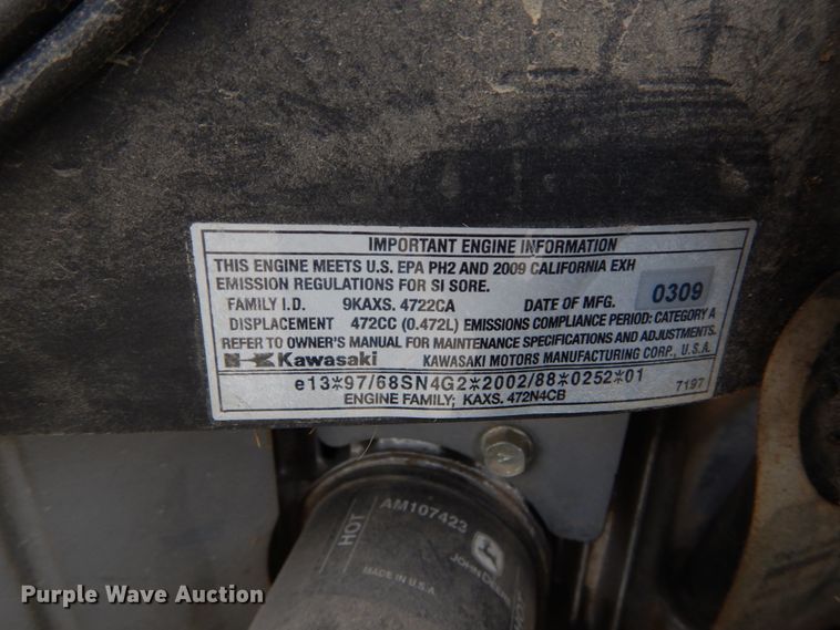 image for item GC9371 John Deere X300 lawn mower