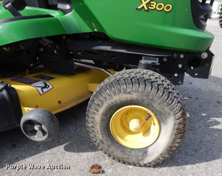 image for item GC9371 John Deere X300 lawn mower