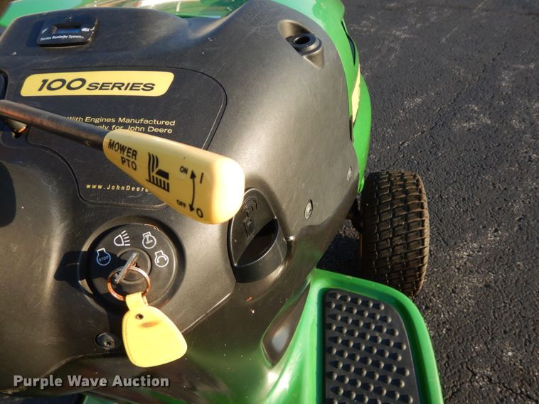 image for item GC9373 John Deere LA105 lawn mower