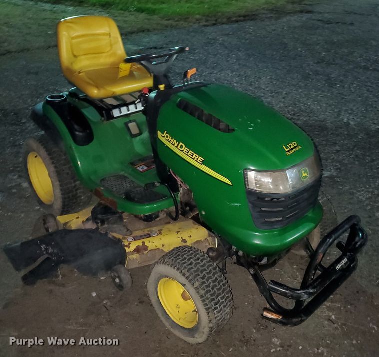 image for item GC9380 John Deere L120 lawn mower