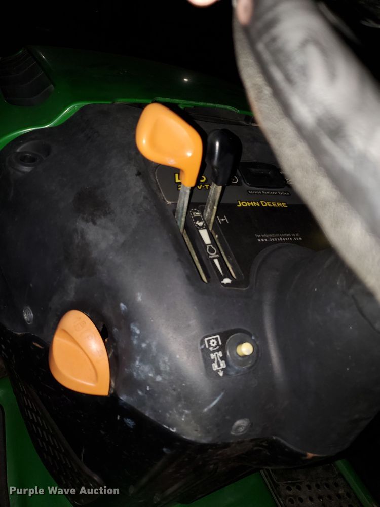 image for item GC9380 John Deere L120 lawn mower