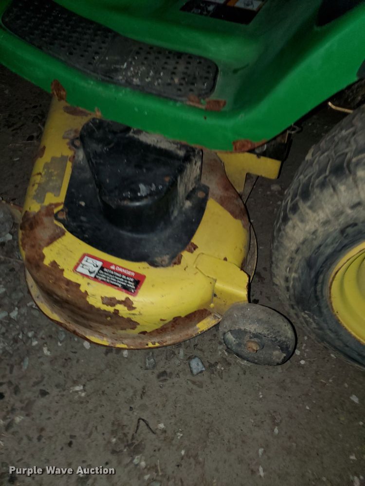 image for item GC9380 John Deere L120 lawn mower