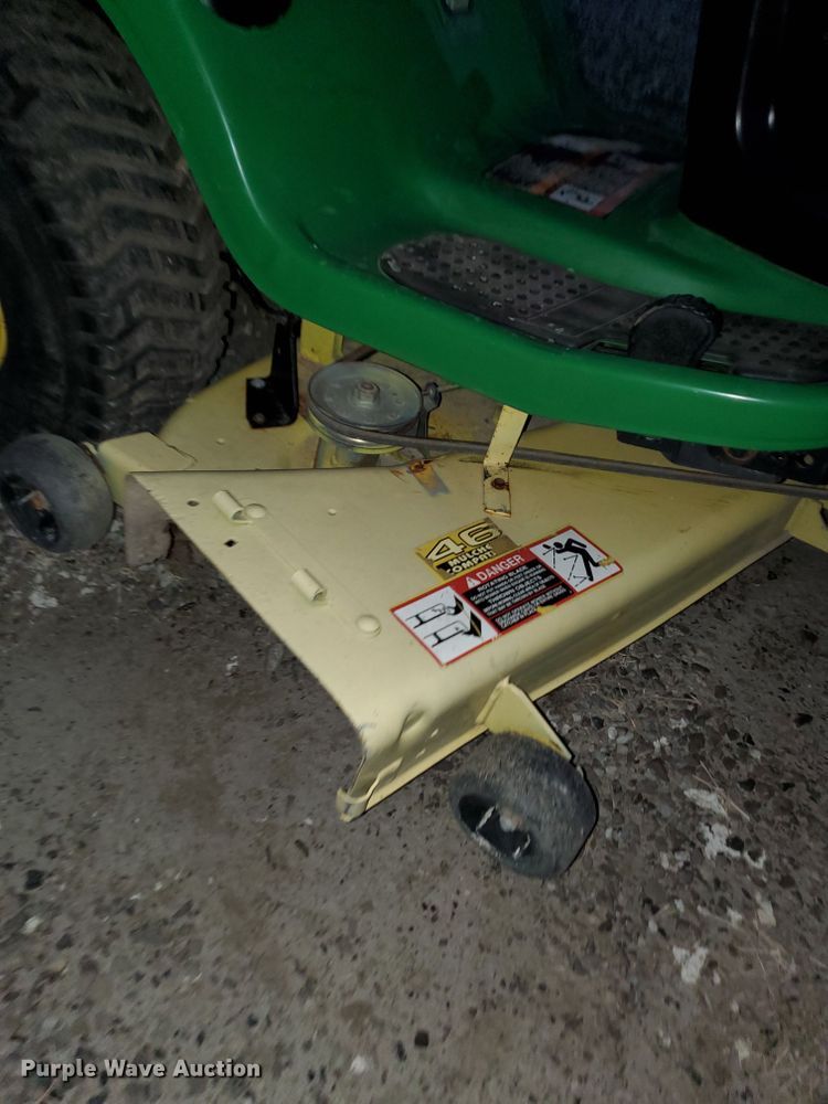 image for item GC9381 John Deere L118 lawn mower