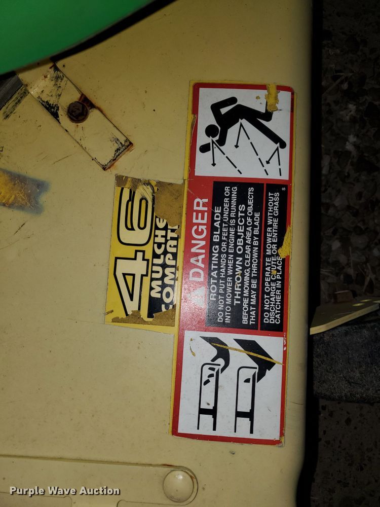 image for item GC9381 John Deere L118 lawn mower