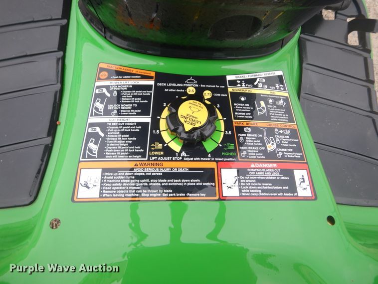 image for item GC9382 2013 John Deere X300 lawn mower