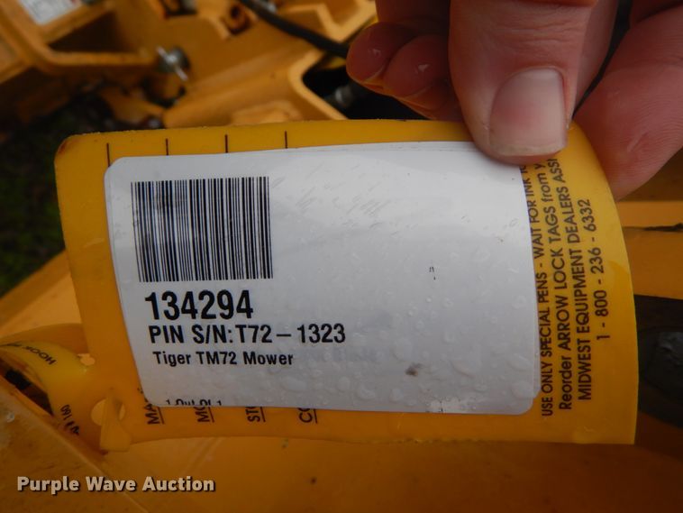 image for item GC9383 Tiger TM-72 side boom rotary mower