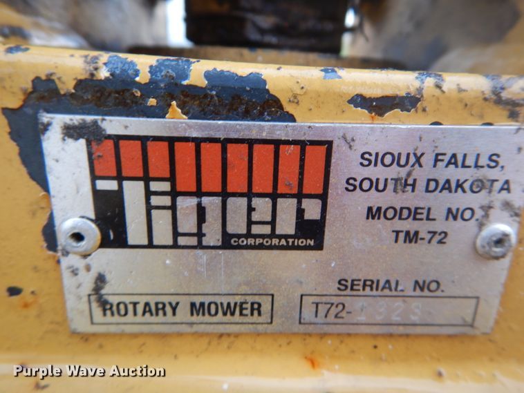 image for item GC9383 Tiger TM-72 side boom rotary mower