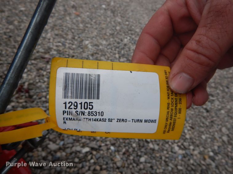 image for item GC9385 Ex Mark Turf Tracer lawn mower