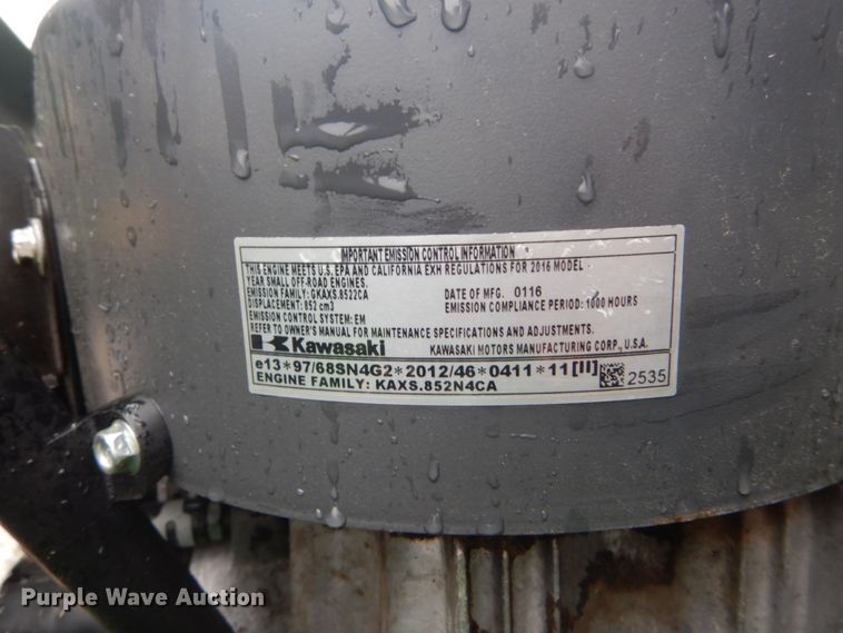 image for item GC9387 2016 John Deere Z930R ZTR lawn mower