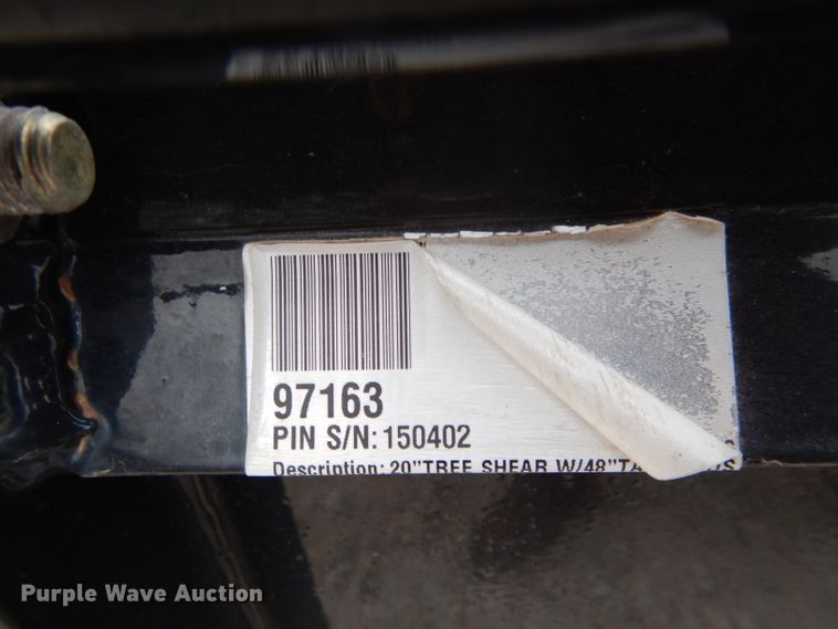 image for item GF9767 Mighty Axe skid steer tree shear