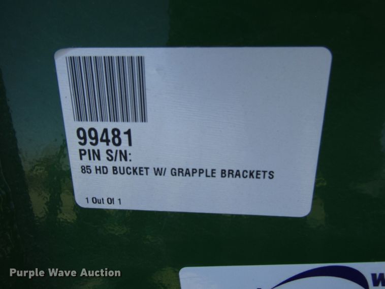 image for item GH9258 2015 John Deere BW15918 85"W bucket