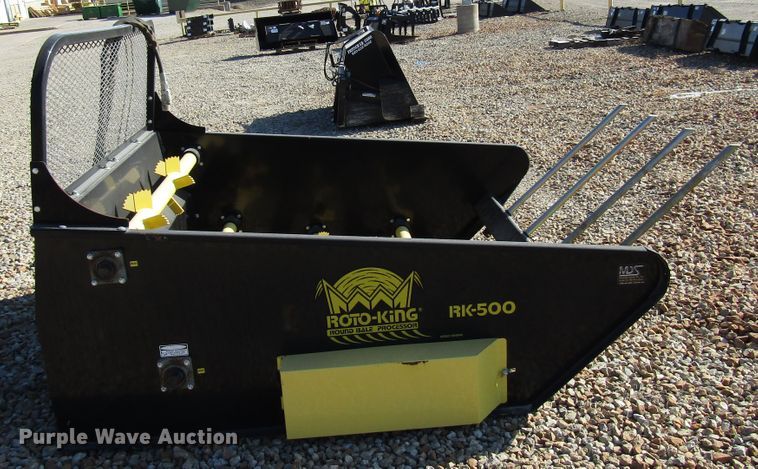 image for item GH9259 2017 MDS Roto-King RK750 round bale processor