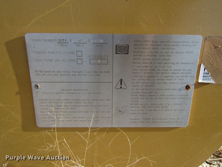 image for item GH9262 2016 Turbo Saw RS30 tree saw