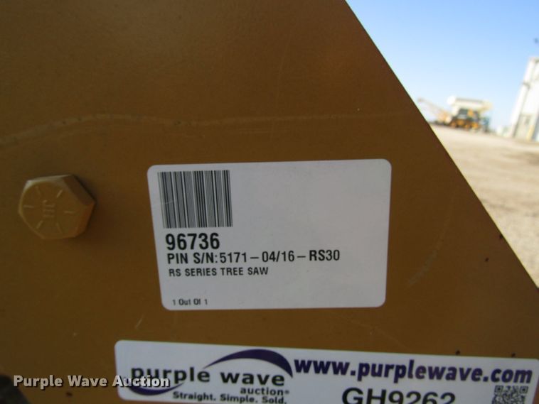 image for item GH9262 2016 Turbo Saw RS30 tree saw