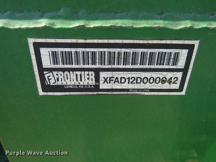 image for item GH9269 2010 Frontier AD12D 76"W grapple bucket