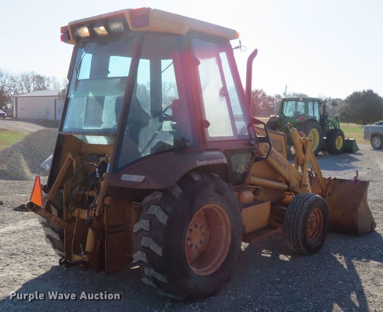 image for item H1183 1991 Case 580 Super K landscape tractor