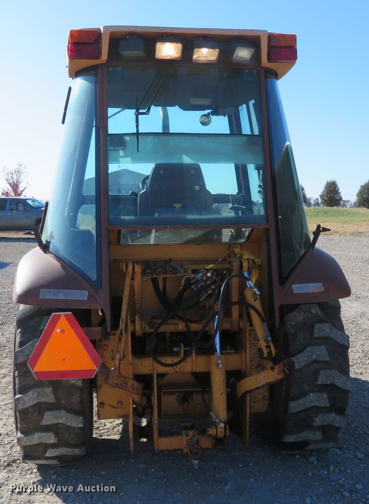 image for item H1183 1991 Case 580 Super K landscape tractor