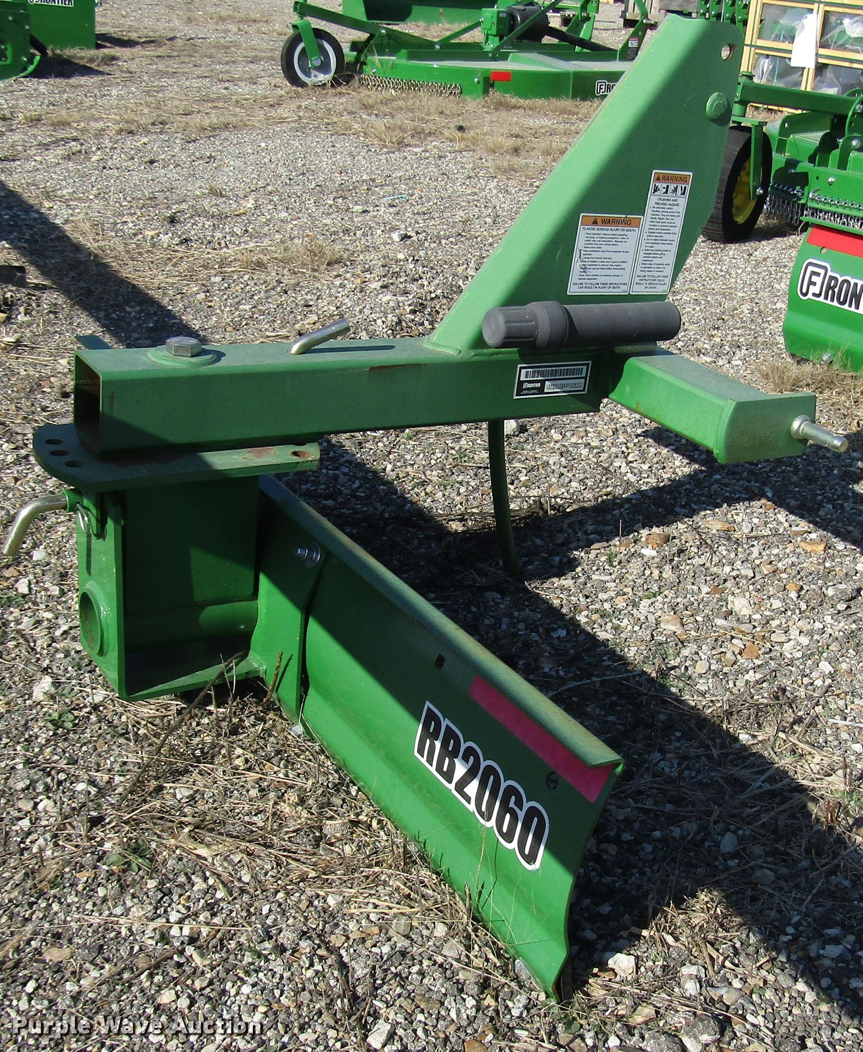 2014 Frontier RB2060 blade in Emporia, KS | Item GH9251 sold | Purple Wave