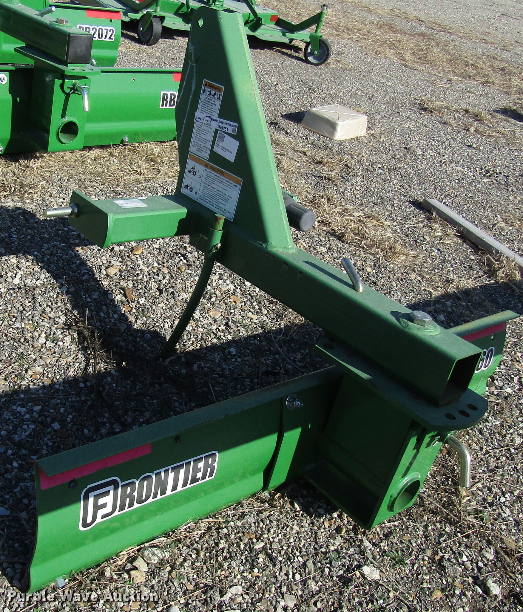 2014 Frontier RB2060 blade in Emporia, KS | Item GH9251 sold | Purple Wave