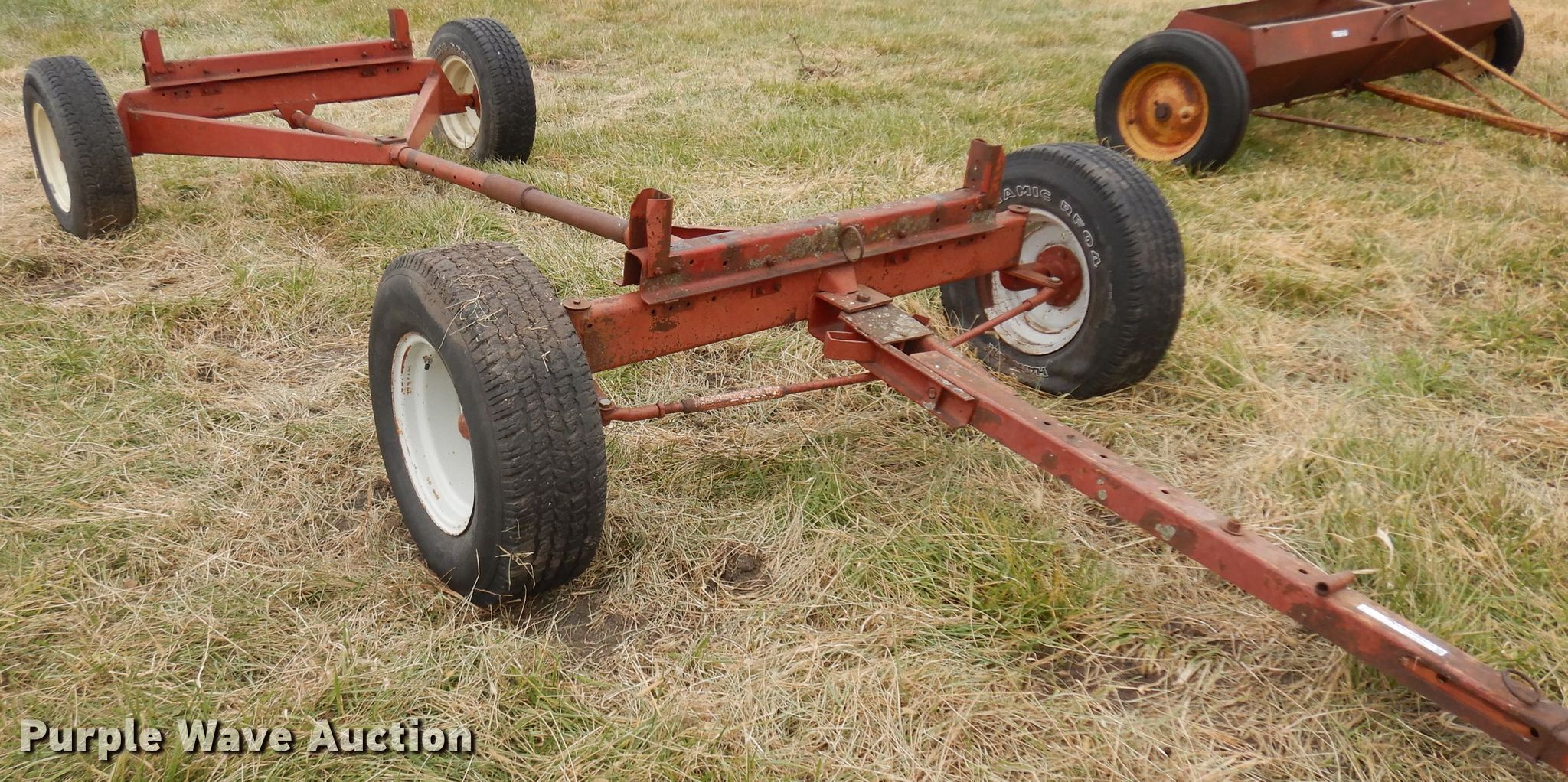 International 330 hay wagon frame in Alma, KS Item GJ9005 sold Purple Wave