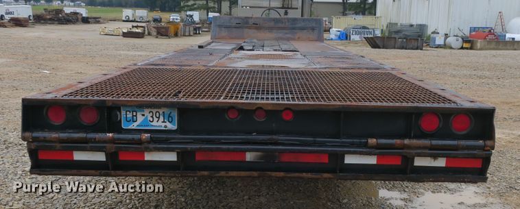 image for item DB10131 1989 Trail King HT Series 20 drop deck equipment trailer
