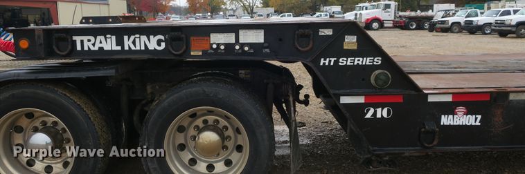 image for item DB10131 1989 Trail King HT Series 20 drop deck equipment trailer