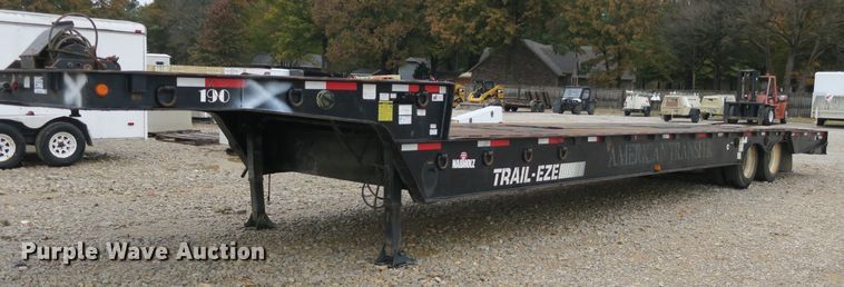 image for item DB10133 1999 Trail-Eze 190 drop deck equipment trailer