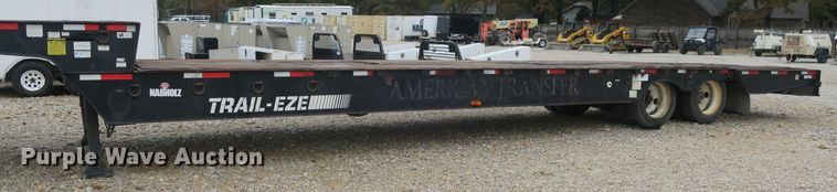 image for item DB10133 1999 Trail-Eze 190 drop deck equipment trailer